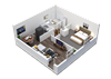 1 Bedroom 1 Bath